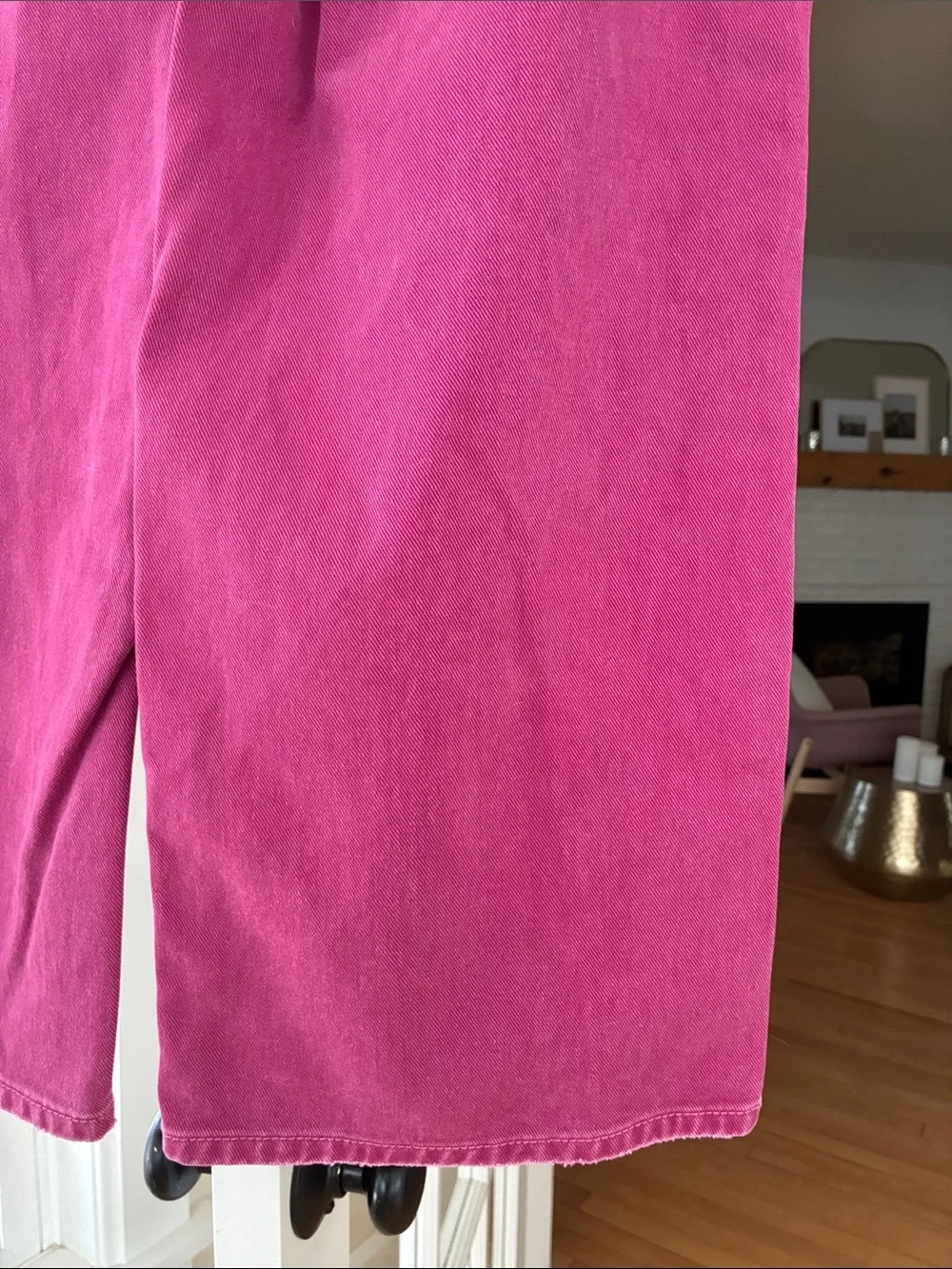 BDG Wide Leg Jeans in Vibrant Magenta